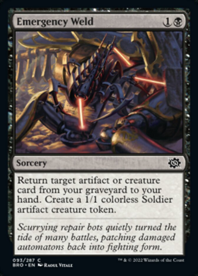 Emergency Weld | The Brothers' War