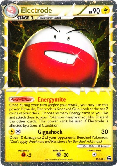 Electrode Prime - 93/102 - Super Rare Holo | HS Triumphant