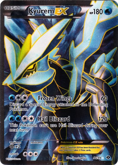Kyurem-EX - 96/99 - Full Art Ultra Rare | BW - Next Destinies