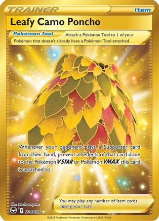 Leafy Camo Poncho - 214/195 - Secret Rare | SWSH - Silver Tempest