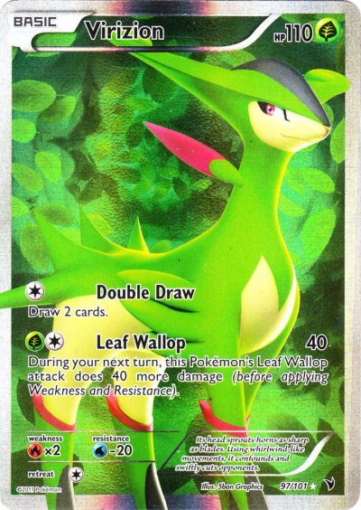 Virizion - 97/101 - Full Art Ultra Rare | BW - Noble Victories