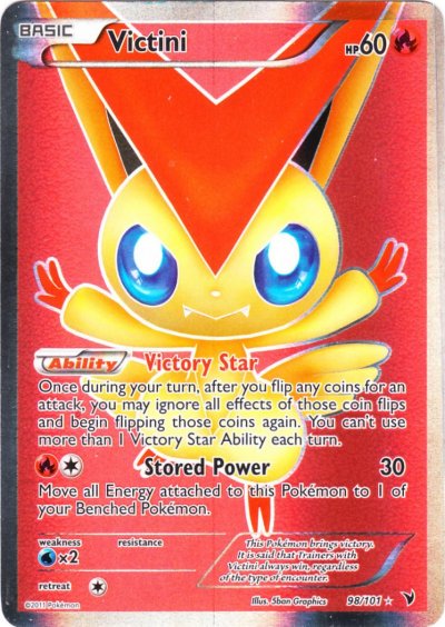 Victini - 98/101 - Full Art Ultra Rare | BW - Noble Victories