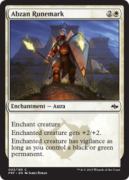 Abzan Runemark | Fate Reforged
