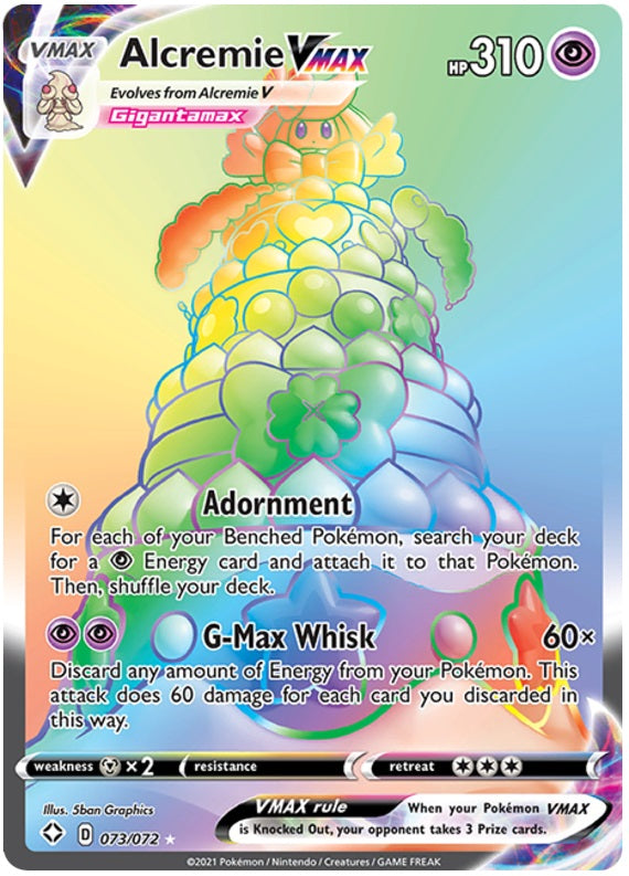 Alcremie VMAX - 073/072 - Secret Rare | Shining Fates