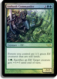 Ambush Commander - Foil | Duel Decks: Elves vs. Goblins