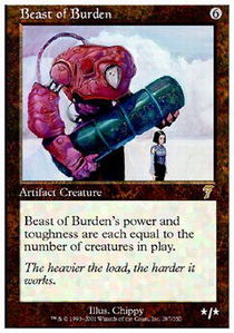 Beast of Burden - Foil | 7th Edition