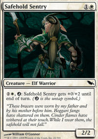 Safehold Sentry - Foil | Shadowmoor
