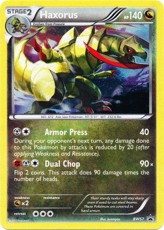 Haxorus - BW57 - Promotional | BW Black Star Promos