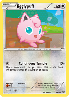 Jigglypuff - BW65 - Promotional | BW Black Star Promos