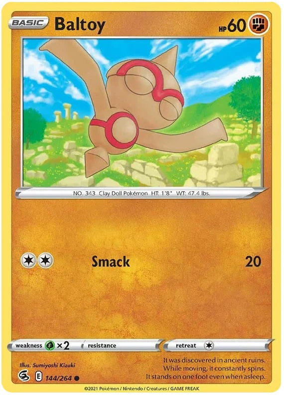 Baltoy - 144/264 - Common | SWSH - Fusion Strike