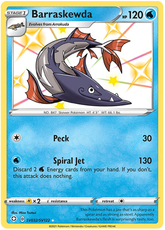 Barraskewda - SV032/SV122 | Shining Fates: Shiny Vault