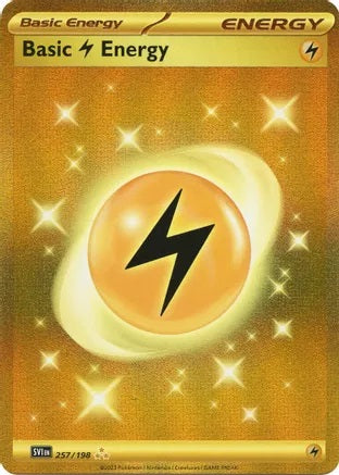 Basic Lightning Energy - 257/198 - Hyper Rare | SV - Base Set