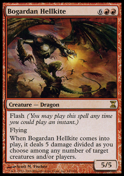 Bogardan Hellkite - Foil | Time Spiral