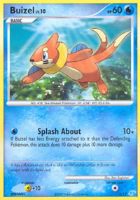 Buizel - 1/12 - Common | DP Training Kit 1 Blue