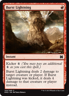 Burst Lightning - Foil | Modern Masters 2015