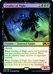 Cavalier of Night - Foil | Prerelease & Release Promos