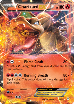 Charizard-EX - 11/83 - Holo Rare ex | Generations