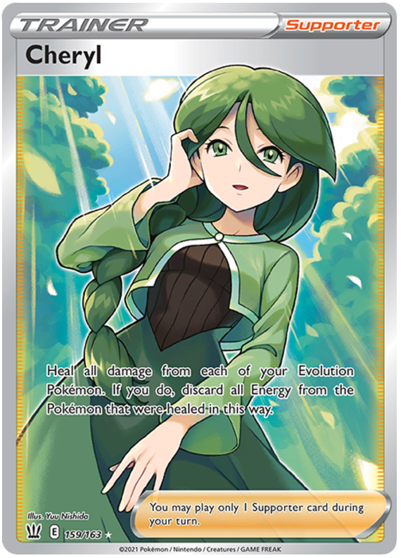 Cheryl - 159/163 - Full Art Ultra Rare | SWSH - Battle Styles