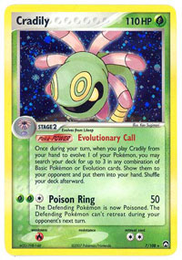 Cradily - 7/108 - Holo Rare | EX Power Keepers