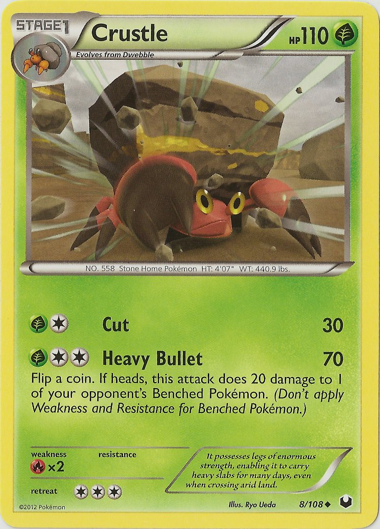 Crustle - 8/108 - Uncommon | BW - Dark Explorers