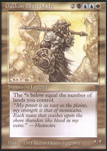 Dakkon Blackblade | Legends