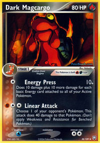 Dark Magcargo - 38/109 - Uncommon | EX Team Rocket Returns