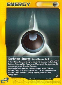 Darkness Energy - 142/147 - Rare | Aquapolis