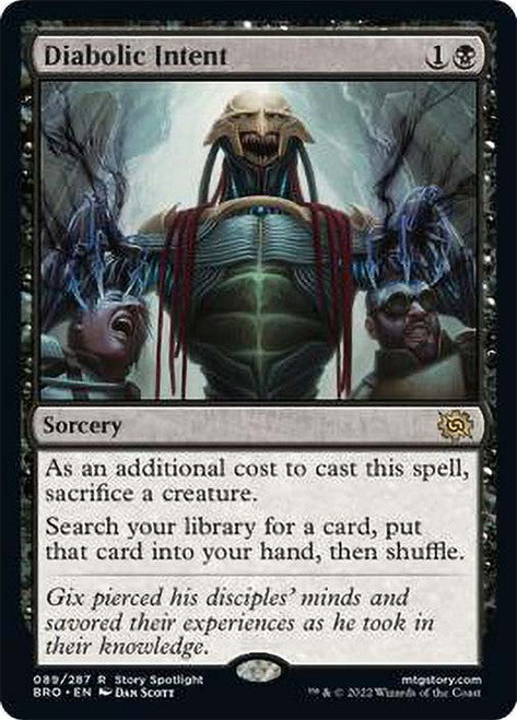 Diabolic Intent | The Brothers' War