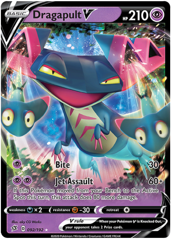 Dragapult V - 092/192 - Ultra Rare | SWSH - Rebel Clash