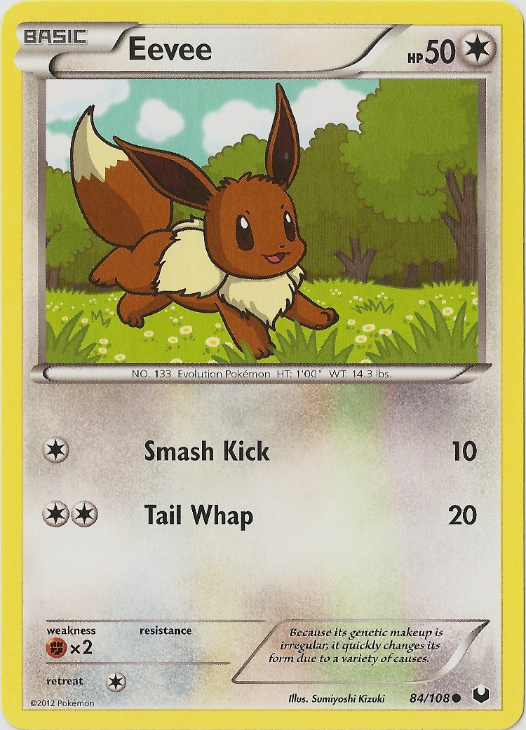 Eevee - 84/108 - Common | BW - Dark Explorers