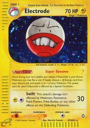 Electrode - H7/H32 - Holo Rare | Aquapolis