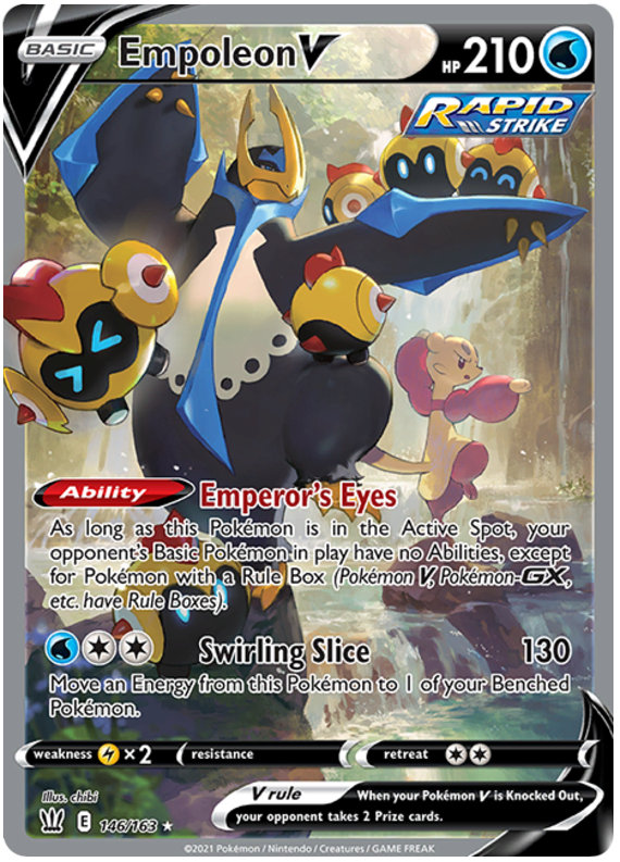 Empoleon V - 146/163 - Full Art Ultra Rare | SWSH - Battle Styles