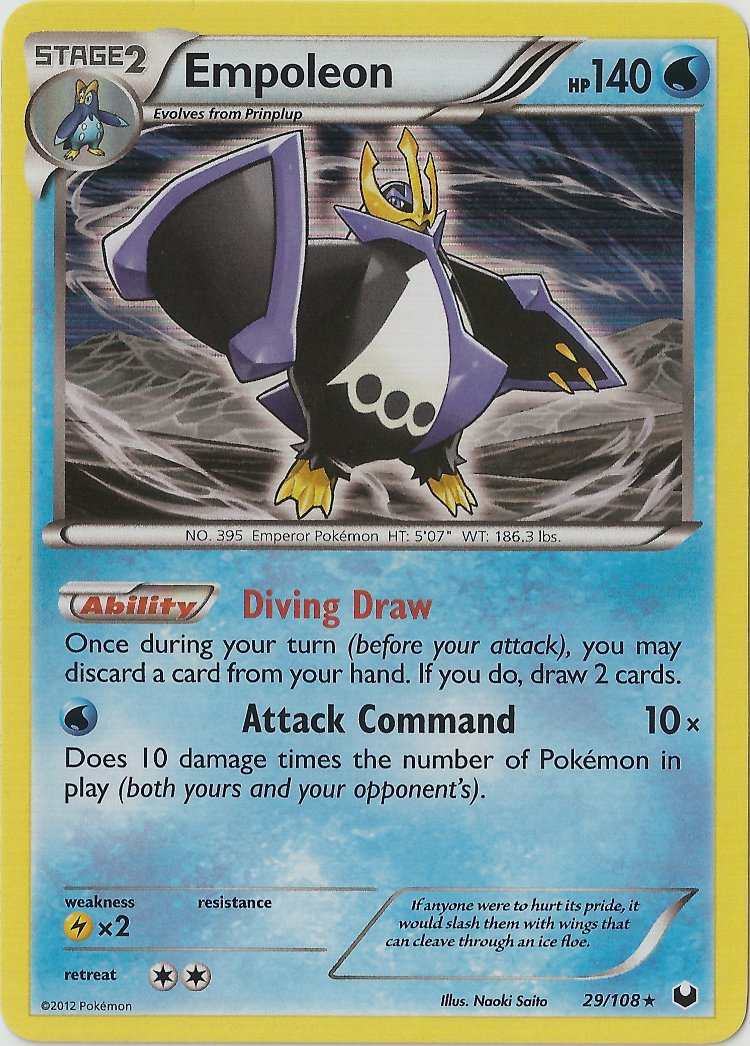 Empoleon - 29/108 - Holo Rare | BW - Dark Explorers