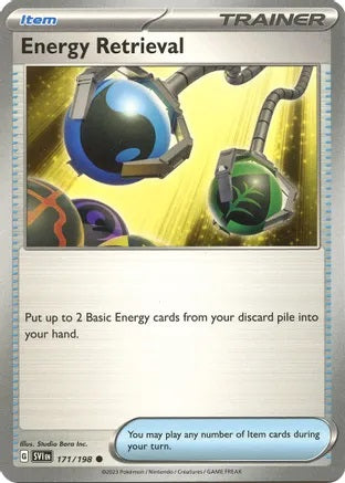 Energy Retrieval - 171/198 - Common - Reverse Holo | SV - Base Set