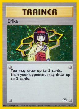 Erika - 16/132 - Holo Rare - Unlimited Edition | Gym Heroes