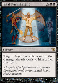 Final Punishment - Foil | 9th Edition