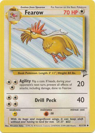 Fearow - 41/130 - Uncommon - Unlimited Edition | Base Set 2
