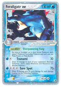 Feraligatr-EX - 103/115 - Rare Holo EX | EX Unseen Forces
