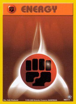 Fighting Energy - 106/111 - Common - Unlimited Edition | Neo Genesis