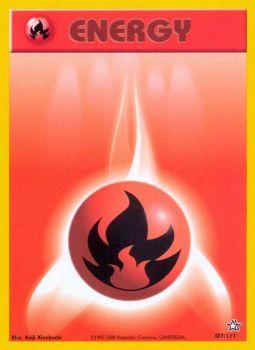 Fire Energy - 107/111 - Common - Unlimited Edition | Neo Genesis