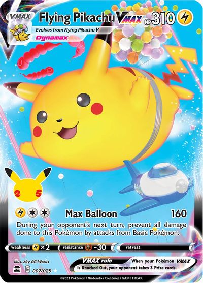 Flying Pikachu VMAX - 007/025 - Ultra Rare | Celebrations