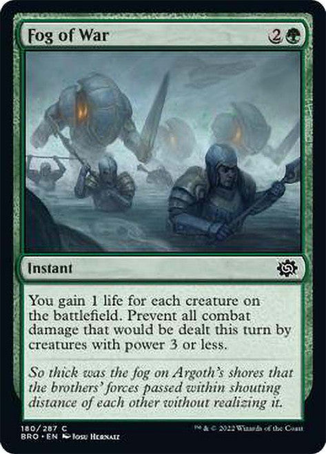 Fog of War - Foil | The Brothers' War