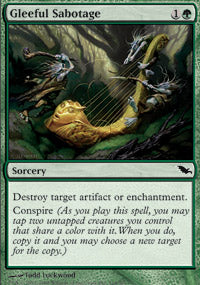 Gleeful Sabotage - Foil | Shadowmoor