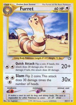 Furret - 35/111 - Uncommon - Unlimited Edition | Neo Genesis