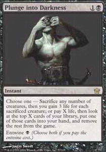 Plunge into Darkness - Foil | Fifth Dawn