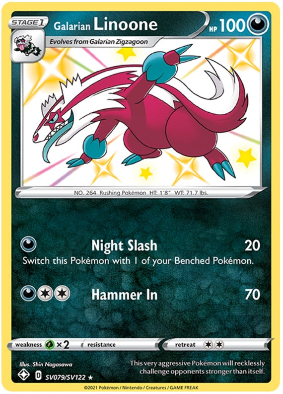 Galarian Linoone - SV079/SV122 | Shining Fates: Shiny Vault