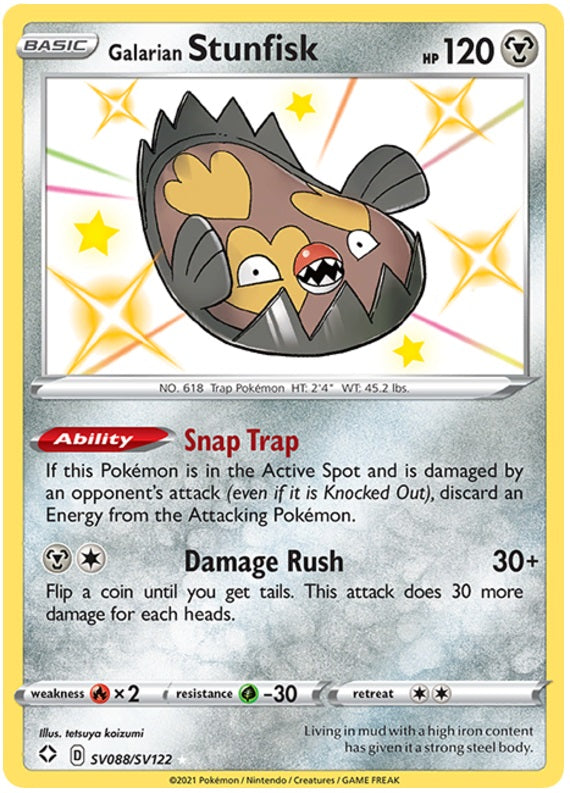 Galarian Stunfisk - SV088/SV122 | Shining Fates: Shiny Vault