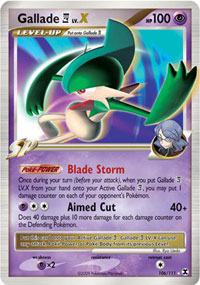 Gallade [4] LV.X - 106/111 - Rare Holo | Rising Rivals