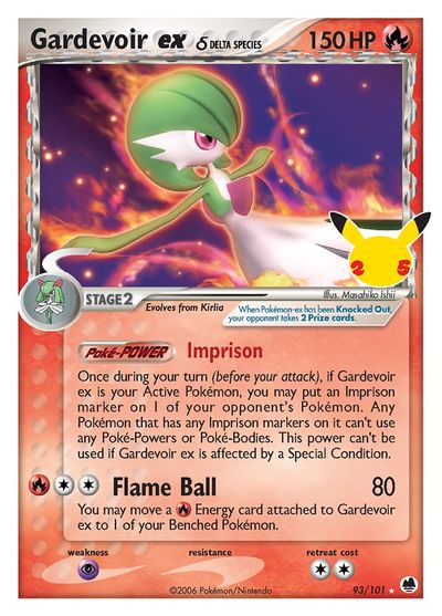 Gardevoir EX (Delta) - 93/101 | Celebrations: Classic Collection