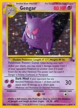 Gengar - 5/62 - Holo Rare - Unlimited Edition | Fossil